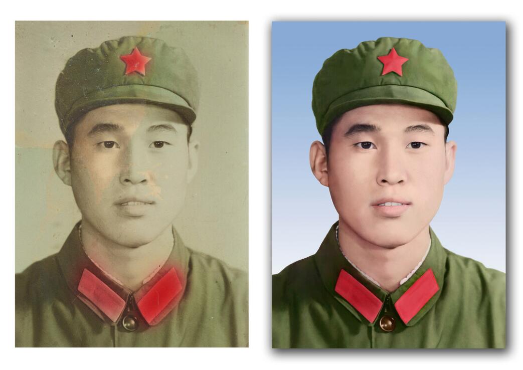 尉犁破损照片修复-18
